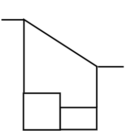 Plan de coupe escalier