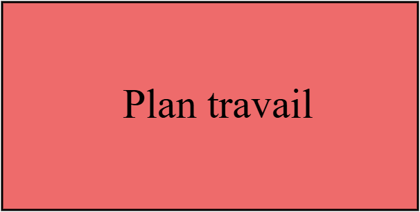 plan travail