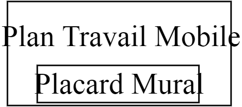 Plan travail mobile + placard