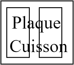 plaque cuisson