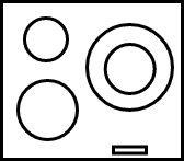 Plaque induction 3 foyers