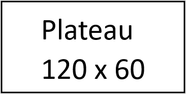 Plateau120x60