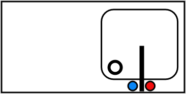 PLONGE BAC A GAUCHE 1200X600