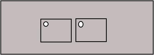 Plonge sur mesure 2 bac et LV