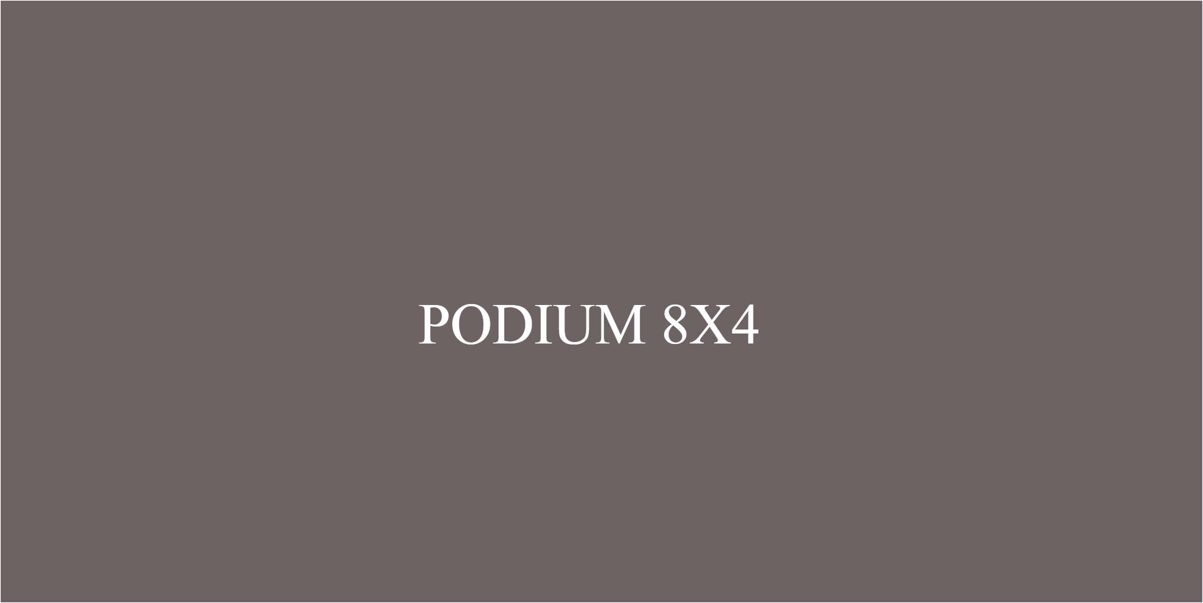 Poduim 8x4