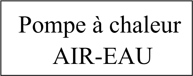 Pompe à chaleur AIR-EAU