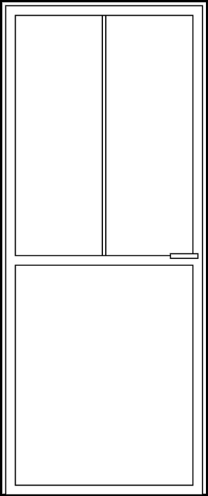 Porte d'entrée vitrée