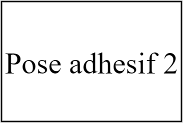 Pose adhesif 2