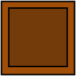 poubelle carré bois 50x50cm