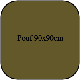 Pouf 90x90