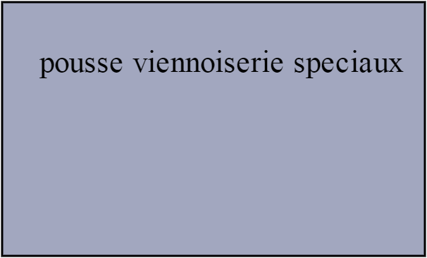 pousse viennoisserie