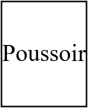 poussoir