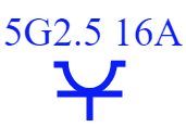 Prise 5G2.5 16A
