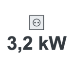 Reinforced socket 3.2 kW