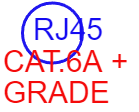 Prise réseau RJ45 CAT6A +GRADE