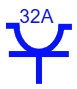 Prise 32 A taque