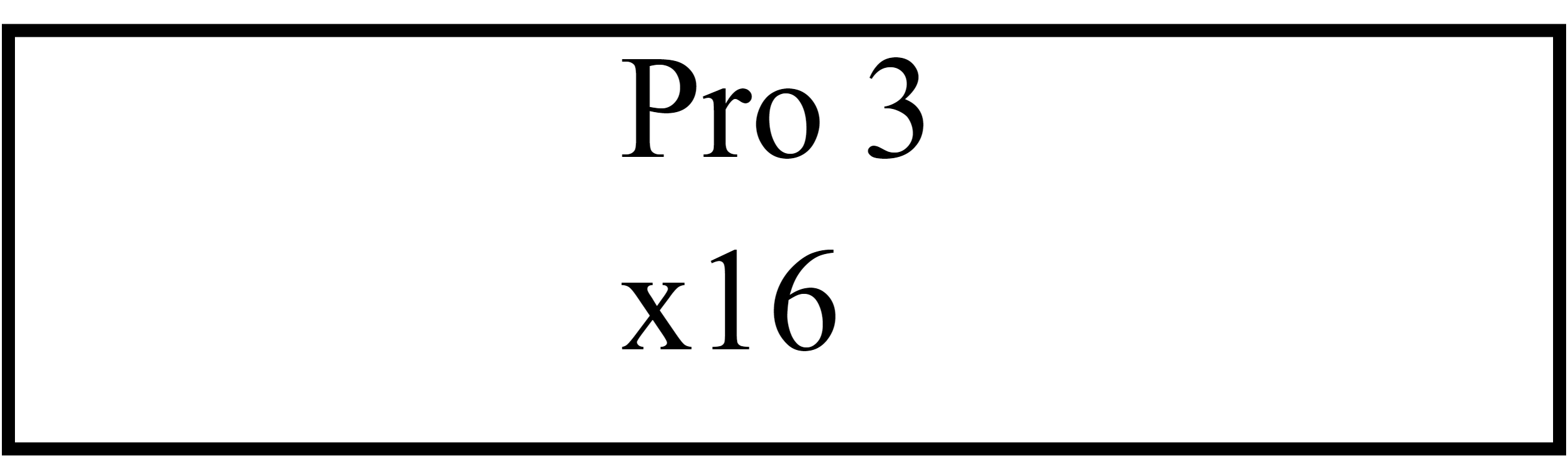 pro 3