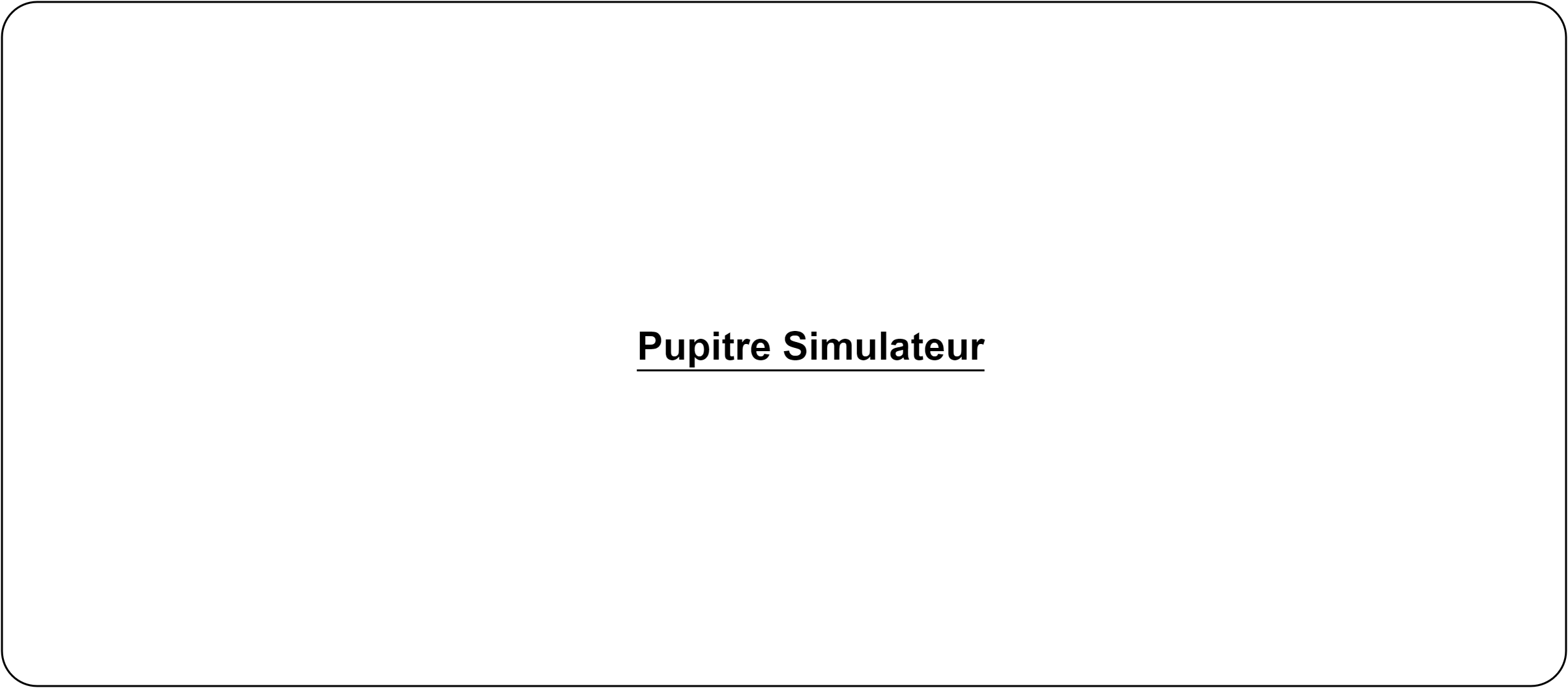Pupitre simuiateur