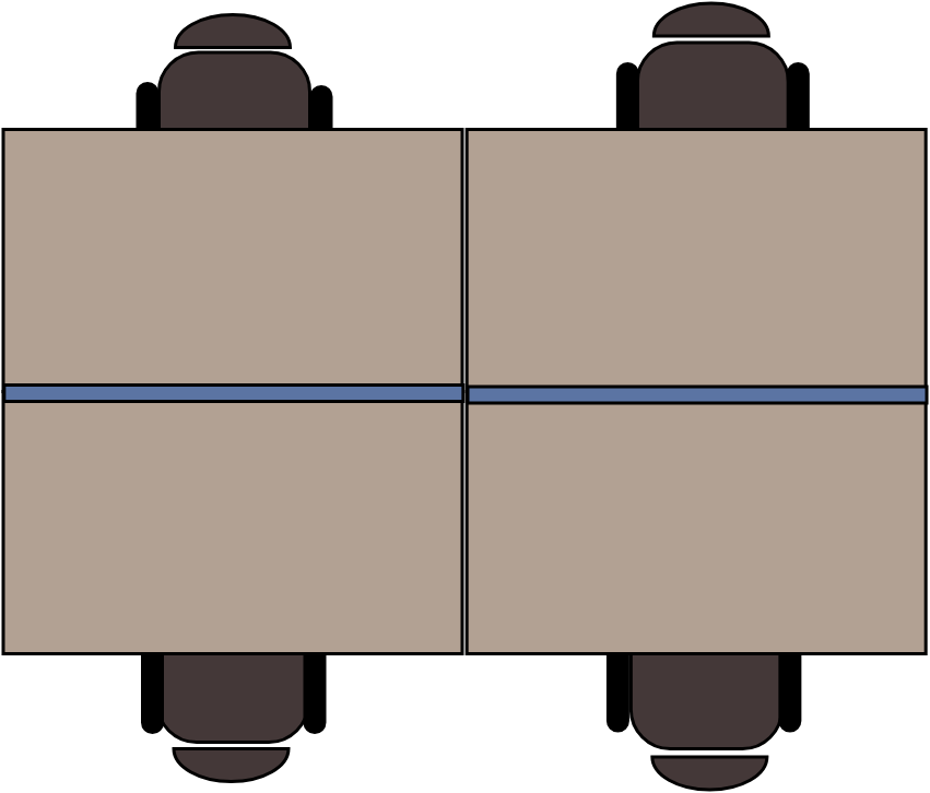 Quatre Poste 280 X 80 cm