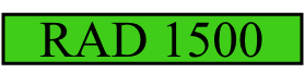RAD 1500W - 91*15