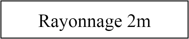 rayonnage 2m