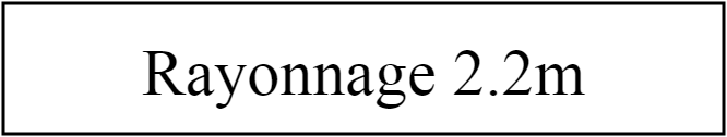 rayonnage 2.2m