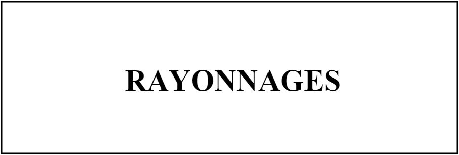 RAYONNAGES