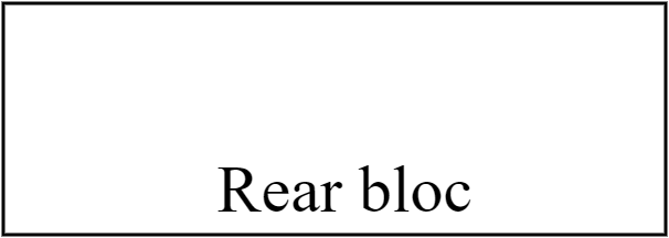 Rear bloc