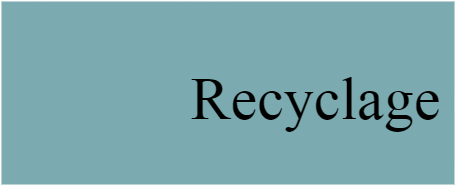 Recyclage