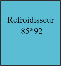 Refroidisseur  85*92