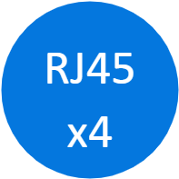 RJ45 x4