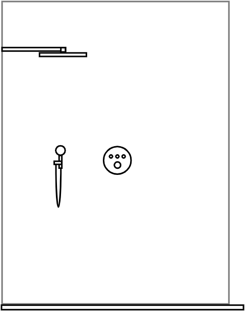 Robinetterie encastrée