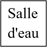 Salle d'eau étiquette