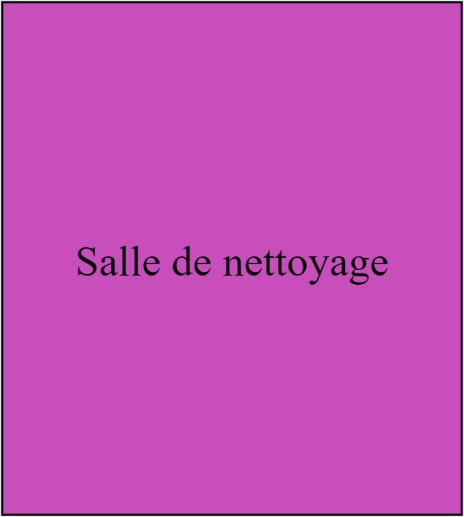 Salle de nettoyage