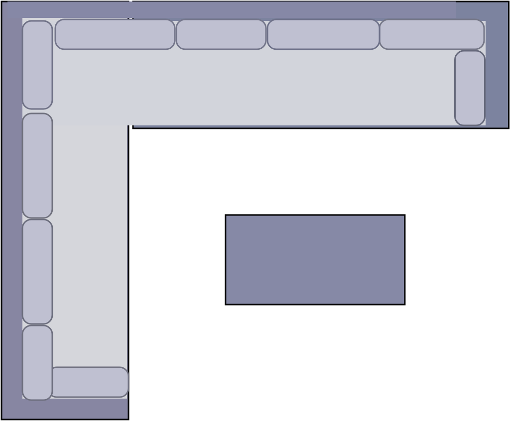 Salon de Jardin en résine 340x280 avec table