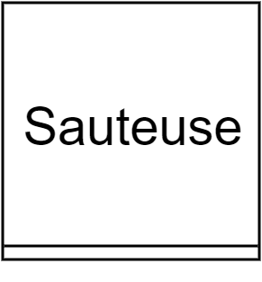 Sauteuse 90*90