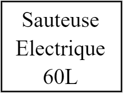Sauteuse basculante électrique 60L 800x730