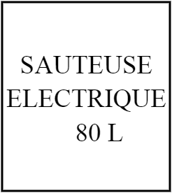 SAUTEUSE ELECTRIQUE 80 L