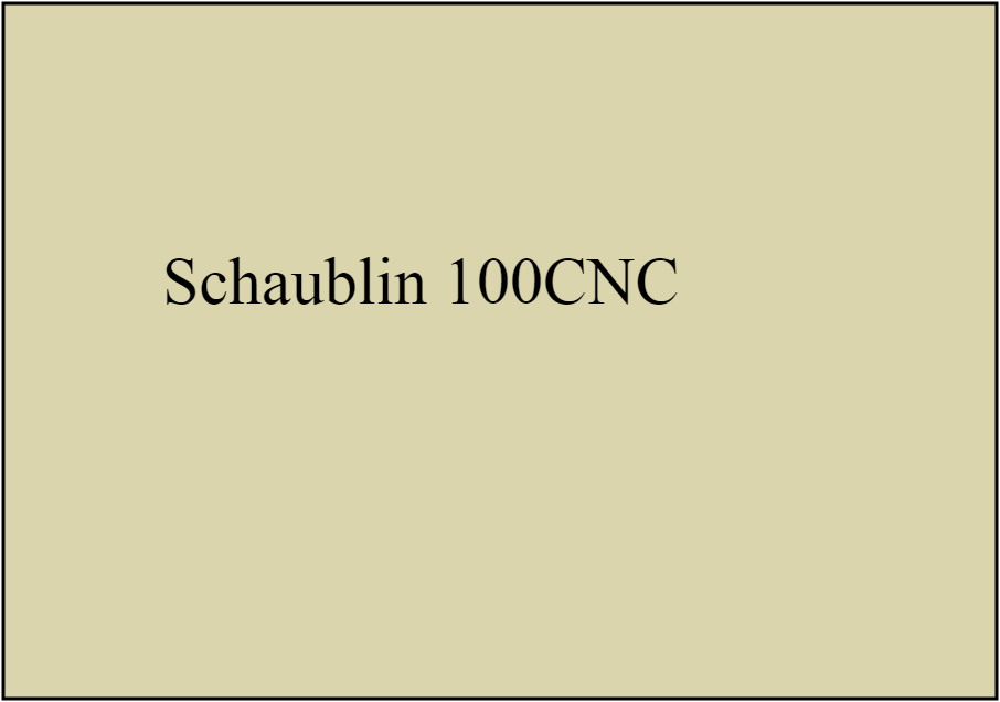 Schaublin 100CNC