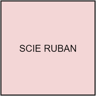 SCIE RUBAN