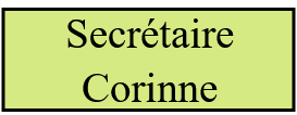 Secrétaire Corinne