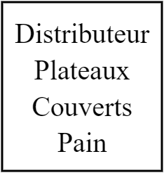 SELF-Distributeur plateaux couverts pain sur roues 760x800