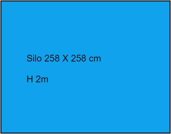 Silo textile 258 X 258