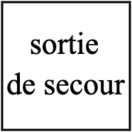 sortie de secour