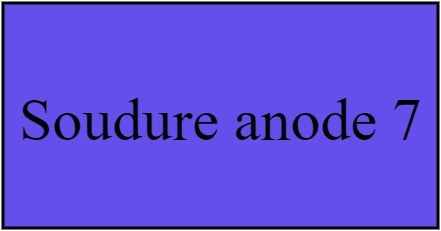 Soudure anode 7