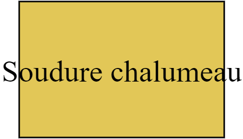 Soudure chalumeau