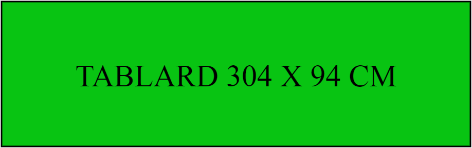 TABLARD MAF 304 X 94 CM