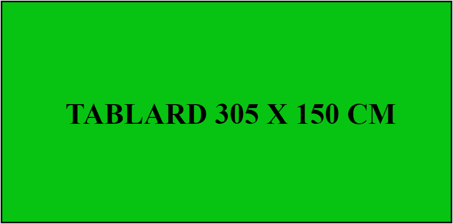 TABLARD MAF 305 X 150 CM