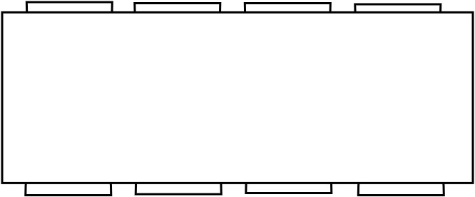 Table 6 - 8 pers  180 x 80 cm