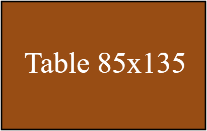 Table 85x135